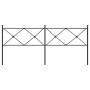 Cabecero de metal negro 200 cm de vidaXL, Cabeceros y pies de cama - Ref: Foro24-376540, Precio: 50,80 €, Descuento: %