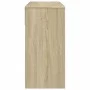 Tocador con espejo color roble Sonoma 80x39x80 cm de vidaXL, Tocadores para dormitorios - Ref: Foro24-840704, Precio: 84,55 €...