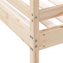 Litera de madera maciza de pino 90x200/120x200 cm de vidaXL, Camas y somieres - Ref: Foro24-3207169, Precio: 321,45 €, Descue...