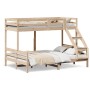 Litera de madera maciza de pino 80x200/140x200 cm de vidaXL, Camas y somieres - Ref: Foro24-3207181, Precio: 336,36 €, Descue...