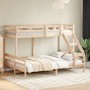 Litera de madera maciza de pino 80x200/140x200 cm de vidaXL, Camas y somieres - Ref: Foro24-3207181, Precio: 336,36 €, Descue...