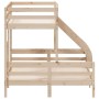 Litera de madera maciza de pino 80x200/140x200 cm de vidaXL, Camas y somieres - Ref: Foro24-3207181, Precio: 336,36 €, Descue...