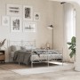 Cabecero de metal blanco 120 cm de vidaXL, Cabeceros y pies de cama - Ref: Foro24-376582, Precio: 47,55 €, Descuento: %