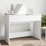 Dressing table with white mirror 100x45x76 cm by vidaXL, Bedroom Dressers - Ref: Foro24-840695, Price: 127,59 €, Discount: %