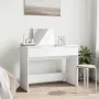 Dressing table with white mirror 100x45x76 cm by vidaXL, Bedroom Dressers - Ref: Foro24-840695, Price: 127,59 €, Discount: %