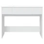 Dressing table with white mirror 100x45x76 cm by vidaXL, Bedroom Dressers - Ref: Foro24-840695, Price: 127,59 €, Discount: %