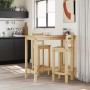 Set de bar 3 piezas madera maciza de pino de vidaXL, muebles para cocinas y comedores - Ref: Foro24-4005690, Precio: 210,37 €...