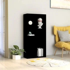 Estantería de madera contrachapada negro 50x25x106 cm de vidaXL, Librerías y estanterías - Ref: Foro24-801108, Precio: 63,94 ...