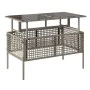 Set sofás jardín 4 pzas y cojines ratán PE vidrio gris claro de vidaXL, Sofás modulares de exterior - Ref: Foro24-368139, Pre...