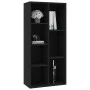 Estantería de madera contrachapada negro 50x25x106 cm de vidaXL, Librerías y estanterías - Ref: Foro24-801108, Precio: 63,94 ...