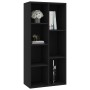 Estantería de madera contrachapada negro 50x25x106 cm de vidaXL, Librerías y estanterías - Ref: Foro24-801108, Precio: 61,02 ...