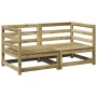 Juego de sofás de jardín 2 piezas madera de pino impregnada de vidaXL, Conjuntos de jardín - Ref: Foro24-3295813, Precio: 138...