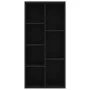 Estantería de madera contrachapada negro 50x25x106 cm de vidaXL, Librerías y estanterías - Ref: Foro24-801108, Precio: 63,94 ...