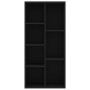 Estantería de madera contrachapada negro 50x25x106 cm de vidaXL, Librerías y estanterías - Ref: Foro24-801108, Precio: 61,02 ...