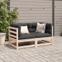 Set de sofás jardín 2 pzas con cojines madera maciza pino de vidaXL, Conjuntos de jardín - Ref: Foro24-3295826, Precio: 199,0...