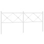 Cabecero de metal blanco 200 cm de vidaXL, Cabeceros y pies de cama - Ref: Foro24-376589, Precio: 50,80 €, Descuento: %