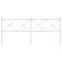 Cabecero de metal blanco 200 cm de vidaXL, Cabeceros y pies de cama - Ref: Foro24-376589, Precio: 50,80 €, Descuento: %