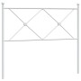 Cabecero de metal blanco 100 cm de vidaXL, Cabeceros y pies de cama - Ref: Foro24-376580, Precio: 38,88 €, Descuento: %