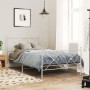Cabecero de metal blanco 100 cm de vidaXL, Cabeceros y pies de cama - Ref: Foro24-376580, Precio: 38,88 €, Descuento: %