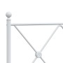 Cabecero de metal blanco 100 cm de vidaXL, Cabeceros y pies de cama - Ref: Foro24-376580, Precio: 38,88 €, Descuento: %