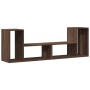 Muebles de TV 2 uds madera ingeniería roble marrón 75x30x50 cm de vidaXL, Muebles TV - Ref: Foro24-840792, Precio: 68,06 €, D...