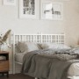 Cabecero de metal blanco 137 cm de vidaXL, Cabeceros y pies de cama - Ref: Foro24-376405, Precio: 44,78 €, Descuento: %