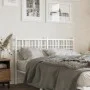 Cabecero de metal blanco 137 cm de vidaXL, Cabeceros y pies de cama - Ref: Foro24-376405, Precio: 44,06 €, Descuento: %