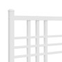 Cabecero de metal blanco 137 cm de vidaXL, Cabeceros y pies de cama - Ref: Foro24-376405, Precio: 44,78 €, Descuento: %