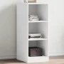 Armario de madera de ingeniería blanco 48x41x102 cm de vidaXL, Organizadores de vestidores y perchas de barra - Ref: Foro24-8...