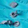 Colchón de camping autoinflable con almohada 1 persona azul de vidaXL, Colchones de aire - Ref: Foro24-4007096, Precio: 46,78...