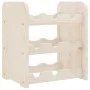 Botellero de madera maciza de pino 33x25x37 cm de vidaXL, Botelleros - Ref: Foro24-4007553, Precio: 17,22 €, Descuento: %