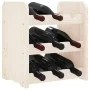 Botellero de madera maciza de pino 33x25x37 cm de vidaXL, Botelleros - Ref: Foro24-4007553, Precio: 17,22 €, Descuento: %