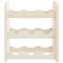 Botellero de madera maciza de pino 33x25x37 cm de vidaXL, Botelleros - Ref: Foro24-4007553, Precio: 17,22 €, Descuento: %