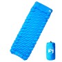 Colchón de camping autoinflable con almohada 1 persona azul de vidaXL, Colchones de aire - Ref: Foro24-4007105, Precio: 39,16...