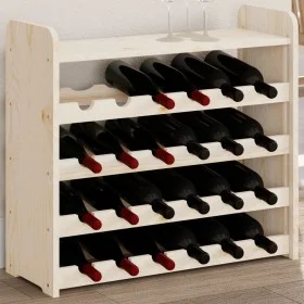 Botellero con tablero superior madera maciza pino 67,5x25x60 cm de vidaXL, Botelleros - Ref: Foro24-4007558, Precio: 35,38 €,...