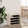 Botellero con tablero superior madera maciza pino 67,5x25x60 cm de vidaXL, Botelleros - Ref: Foro24-4007558, Precio: 35,38 €,...