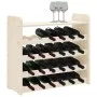 Botellero con tablero superior madera maciza pino 67,5x25x60 cm de vidaXL, Botelleros - Ref: Foro24-4007558, Precio: 35,38 €,...