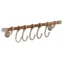 Perchero de pared aluminio 75x15 cm de vidaXL, Percheros para sombreros y abrigos - Ref: Foro24-357836, Precio: 35,62 €, Desc...