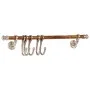 Perchero de pared aluminio 75x15 cm de vidaXL, Percheros para sombreros y abrigos - Ref: Foro24-357836, Precio: 35,62 €, Desc...
