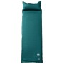 Colchón de camping autoinflable con almohada 1 persona verde de vidaXL, Colchones de aire - Ref: Foro24-4007126, Precio: 36,6...