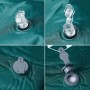 Colchón de camping autoinflable con almohada 1 persona verde de vidaXL, Colchones de aire - Ref: Foro24-4007126, Precio: 36,6...