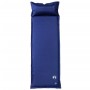 Colchón de camping autoinflable con almohada 1 persona azul de vidaXL, Colchones de aire - Ref: Foro24-4007132, Precio: 43,66...