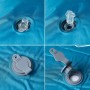 Colchón de camping autoinflable con almohada 1 persona turquesa de vidaXL, Colchones de aire - Ref: Foro24-4007130, Precio: 4...