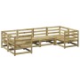 Juego de sofás de jardín 6 piezas madera de pino impregnada de vidaXL, Conjuntos de jardín - Ref: Foro24-3299606, Precio: 377...
