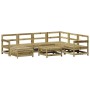 Juego de sofás de jardín 8 pzas madera de pino impregnada de vidaXL, Conjuntos de jardín - Ref: Foro24-3250615, Precio: 472,6...