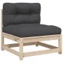 3-piece garden sofa set with solid pine wood cushions by vidaXL, Garden sets - Ref: Foro24-3295830, Price: 274,66 €, Discount: %
