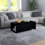 Mesa de centro madera contrachapada negro 150x50x35 cm de vidaXL, Mesas de centro - Ref: Foro24-801338, Precio: 71,39 €, Desc...