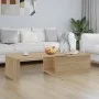 Mesa de centro madera contrachapada color roble 150x50x35 cm de vidaXL, Mesas de centro - Ref: Foro24-801340, Precio: 55,01 €...