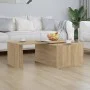 Mesa de centro madera contrachapada color roble 150x50x35 cm de vidaXL, Mesas de centro - Ref: Foro24-801340, Precio: 55,01 €...