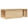 Mesa de centro madera contrachapada color roble 150x50x35 cm de vidaXL, Mesas de centro - Ref: Foro24-801340, Precio: 55,01 €...